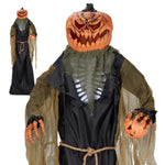 7FT Talking Pumpkin Halloween Animatronic Touch Activated LED Scary Prop