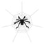 49in Giant Halloween Spider with 10.5FT Web Hairy Outdoor Scary Decor